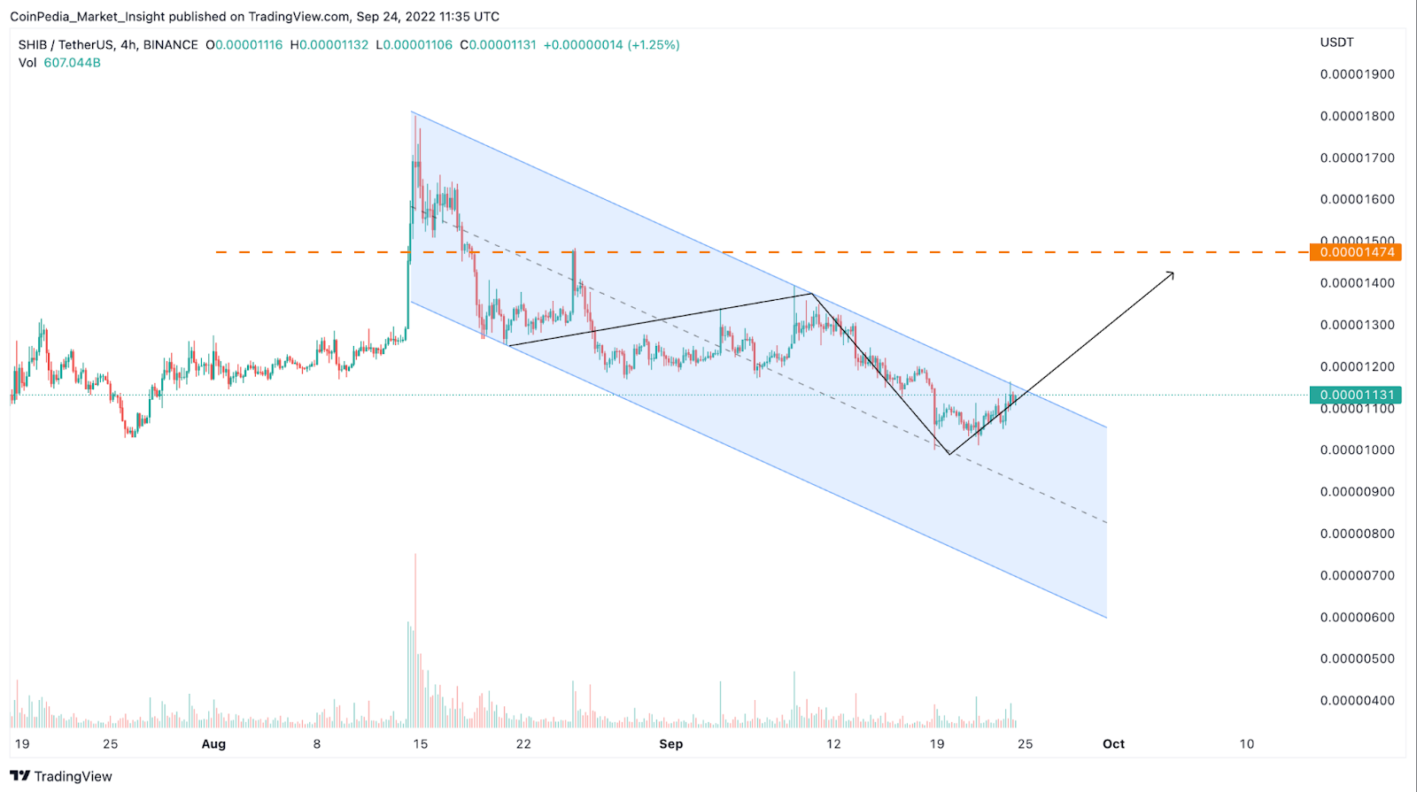 Shiba INU (SHIB) Price Primed to Rise Beyond $0.000014, Bears May 